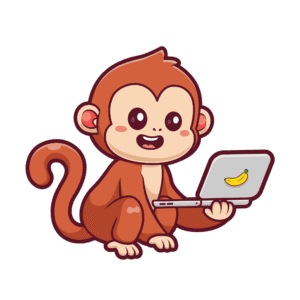 monkey laptop